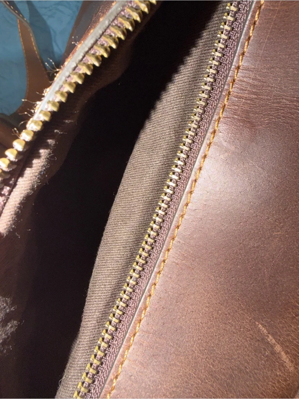 STS Ranchwear Brown Leather Backpack with Patterned Strap